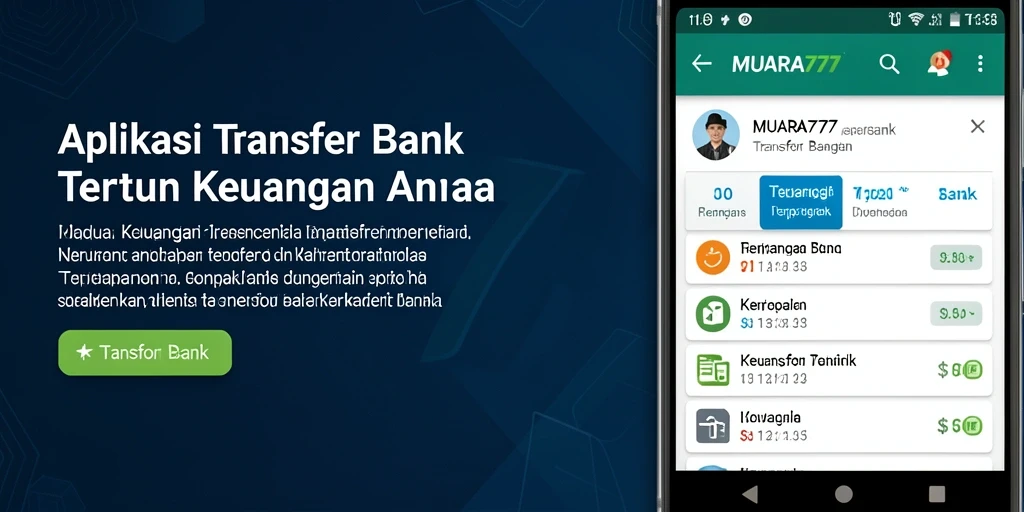 Antarmuka MUARA777 yang sederhana dan mudah digunakan untuk Transfer Bank.