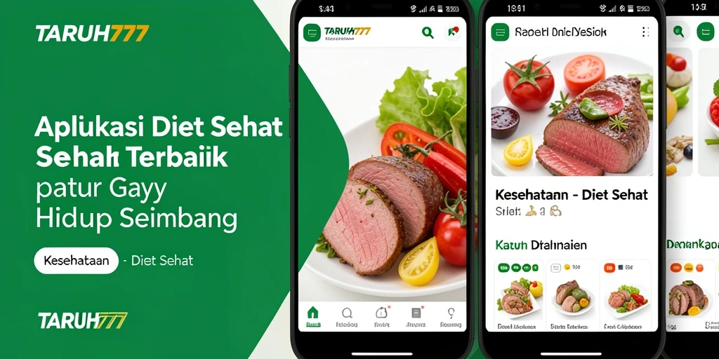 Antarmuka TARUH777 yang informatif dan menarik untuk diet sehat.
